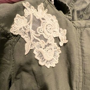 Anthropologie Feminine Utility jacket